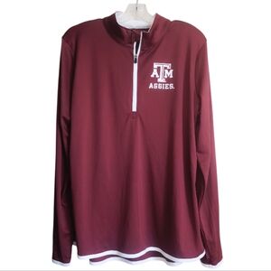 Texas A&M Aggies Women’s XL 1/4 Zip Pullover Maroon NCAA Shirt Fanatics